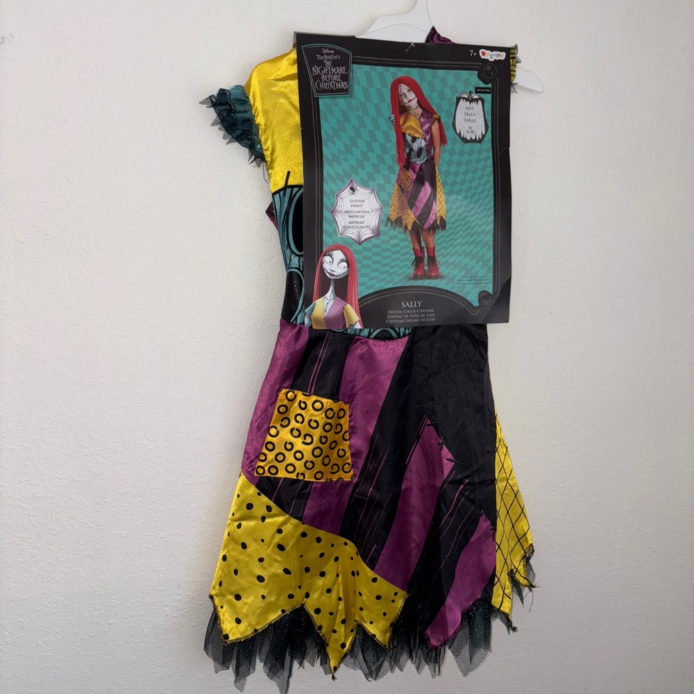 Disguise Disney The Nightmare Before Christmas‎ Sally Deluxe Child Costume  7 8